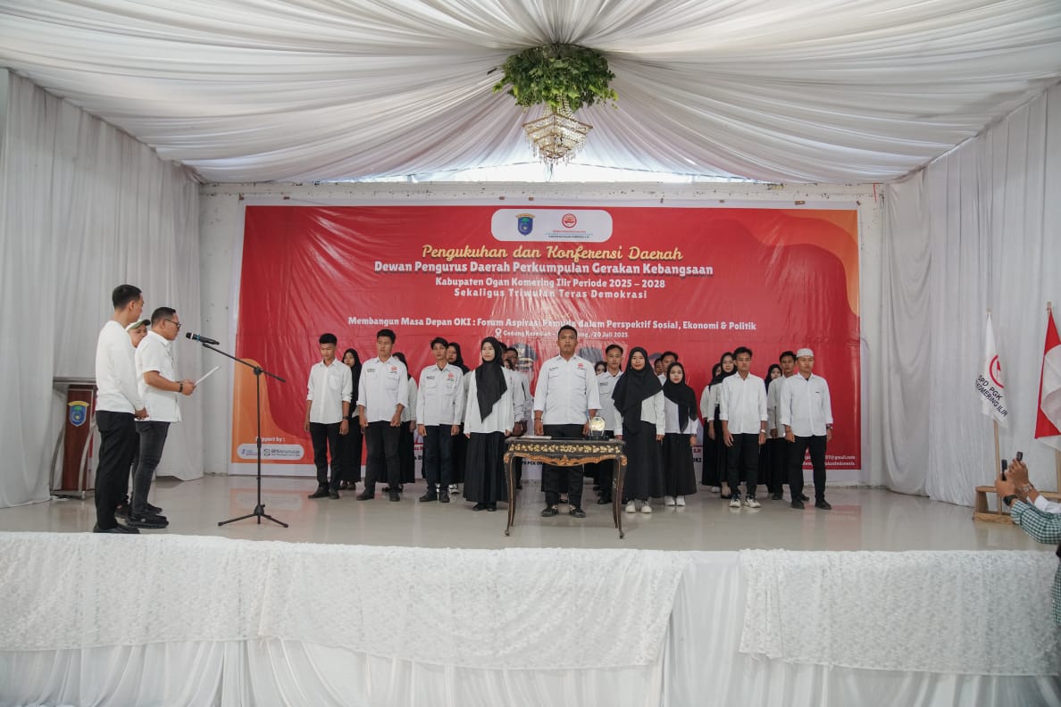 Firdaus Hasbullah Kukuhkan Pengurus DPD PGK Kabupaten OKI